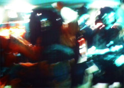 A picture of the ERZ power plant chimney and of the Prime Tower in Zurich