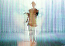 A picture of the ERZ power plant chimney and of the Prime Tower in Zurich