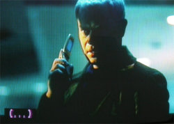 A picture of the ERZ power plant chimney and of the Prime Tower in Zurich