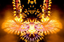 A photograph of fireworks