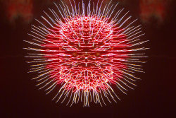 A photograph of fireworks